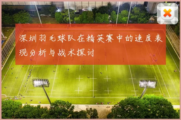 深圳羽毛球队在精英赛中的速度表现分析与战术探讨